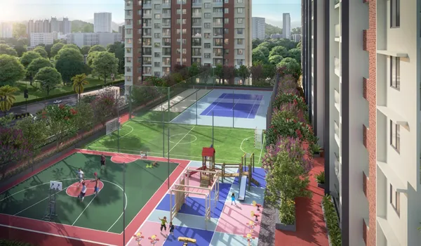Sports court at Omaxe Super Corridor Indore