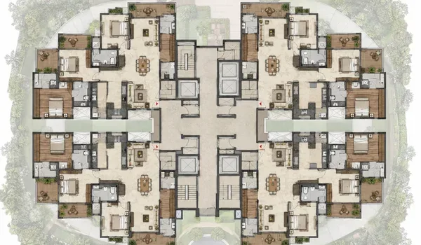 Architect planning a house design on a residential plot in Indore